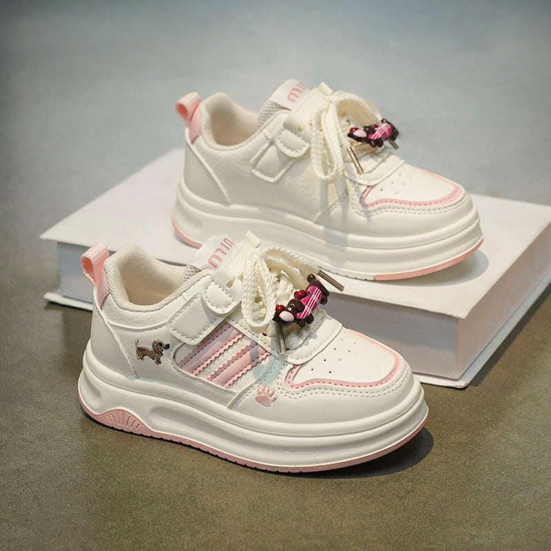 Kids Platform Sneakers – Cute Cartoon Velcro Shoes for Toddlers & Little Kids