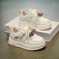 Kids Platform Sneakers – Cute Cartoon Velcro Shoes for Toddlers & Little Kids