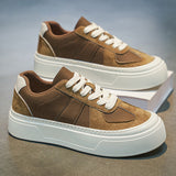 Men’s & Women’s Casual Platform Sneakers – Classic Leather Low-Top Everyday Shoes.Minimal Design • Comfortable Fit • Daily Street Style