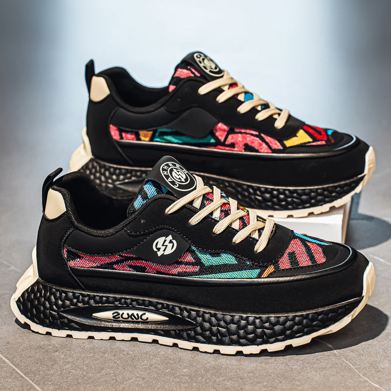 Men’s & Women’s Chunky Sneakers – Retro Street Style Thick Sole Casual Shoes.Fashion Platform Trainers for Daily Wear, Walking & Urban Outfit