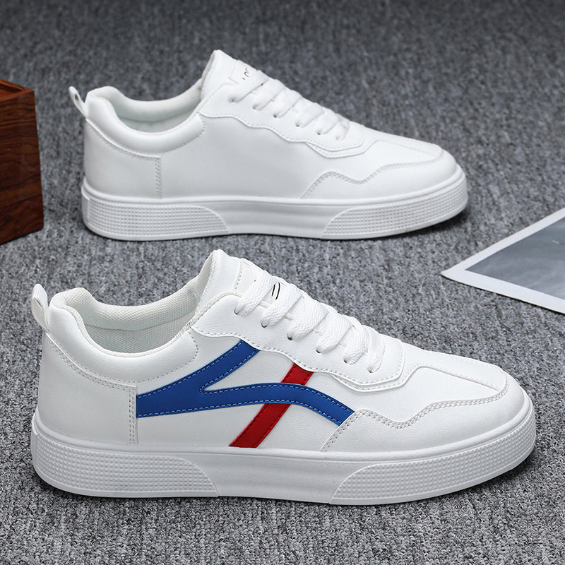 Minimalist White Low-Top Sneakers for Men & Women｜Lightweight Everyday Casual Shoes
