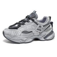 Men’s Chunky Running Sneakers – Breathable Mesh Sports Shoes with Cushioned Sole for Daily Training & Street Wear