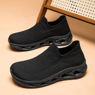 Lightweight Knit Slip-On Sneakers for Men & Women – Breathable Cushioned Everyday Walking Shoes
