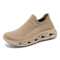 Lightweight Knit Slip-On Sneakers for Men & Women – Breathable Cushioned Everyday Walking Shoes