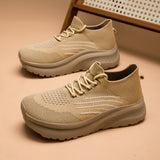Lightweight Knit Running Sneakers for Men & Women – Breathable Cushion Walking Shoes for Daily Wear