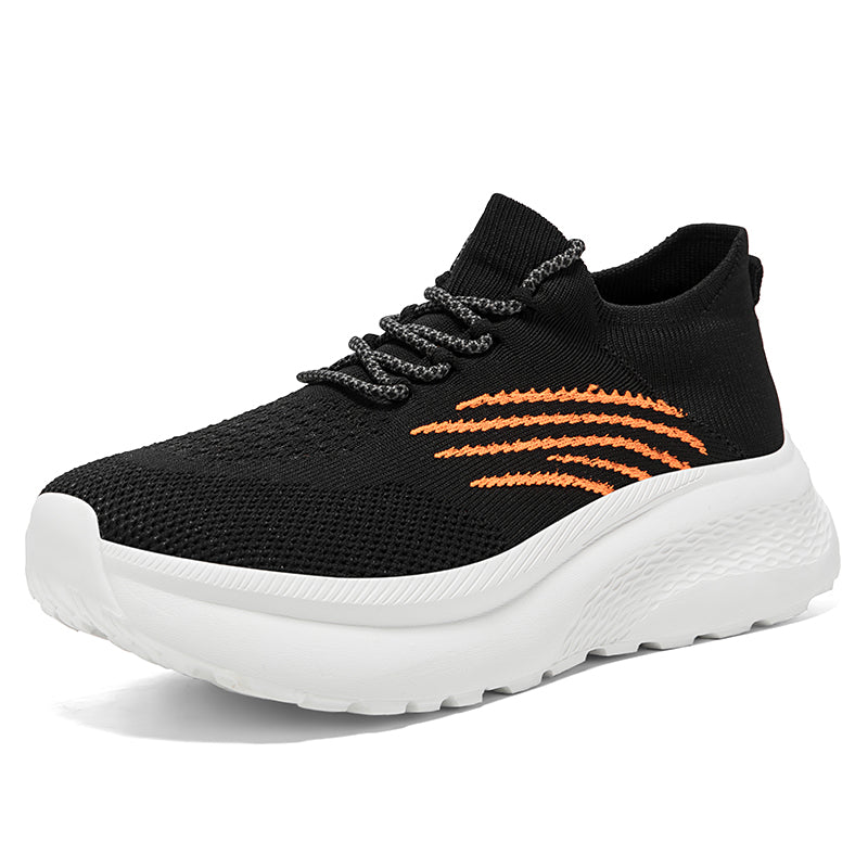 Lightweight Knit Running Sneakers for Men & Women – Breathable Cushion Walking Shoes for Daily Wear