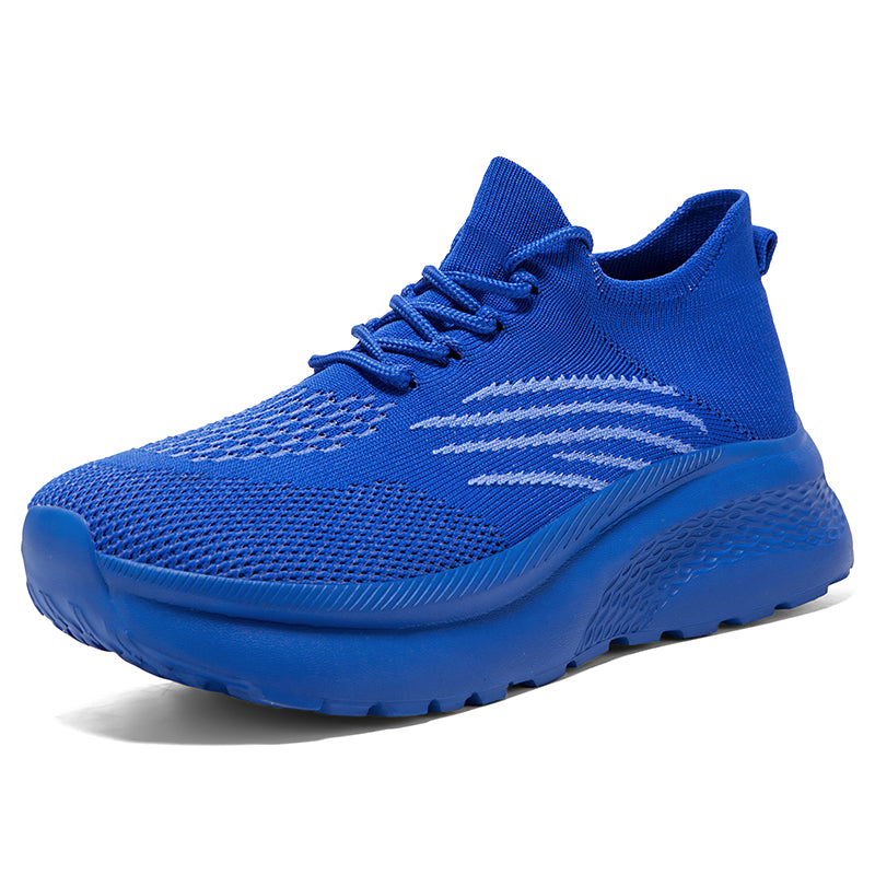 Lightweight Knit Running Sneakers for Men & Women – Breathable Cushion Walking Shoes for Daily Wear