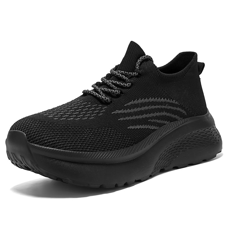 Lightweight Knit Running Sneakers for Men & Women – Breathable Cushion Walking Shoes for Daily Wear