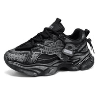 Men’s Chunky Running Sneakers – Breathable Mesh Sports Shoes with Cushioned Sole for Daily Training & Street Wear