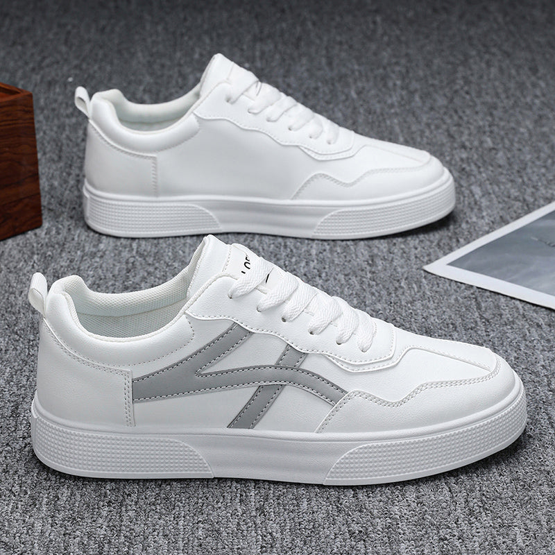 Minimalist White Low-Top Sneakers for Men & Women｜Lightweight Everyday Casual Shoes