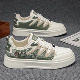 Youth & Adult Graphic Platform Sneakers – Lightweight Casual Skate-Inspired Shoes