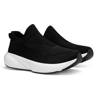 Men & Women Lightweight Knit Slip-On Sneakers – Breathable Walking Shoes with Cushioned Sole