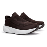 Men & Women Lightweight Knit Slip-On Sneakers – Breathable Walking Shoes with Cushioned Sole