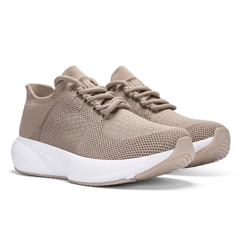 Lightweight Knit Running Sneakers for Men & Women – Breathable Cushion Walking Shoes