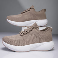 Lightweight Knit Running Sneakers for Men & Women – Breathable Cushion Walking Shoes