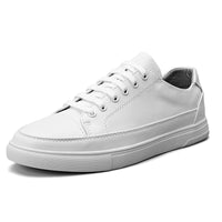 Minimalist White Low-Top Sneakers for Men & Women – Classic Everyday Casual Shoes