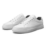 Minimalist White Low-Top Sneakers for Men & Women – Classic Everyday Casual Shoes