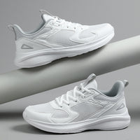 Men’s Lightweight Breathable Walking Sneakers – Cushioned Sole, Everyday Comfort Casual Shoes