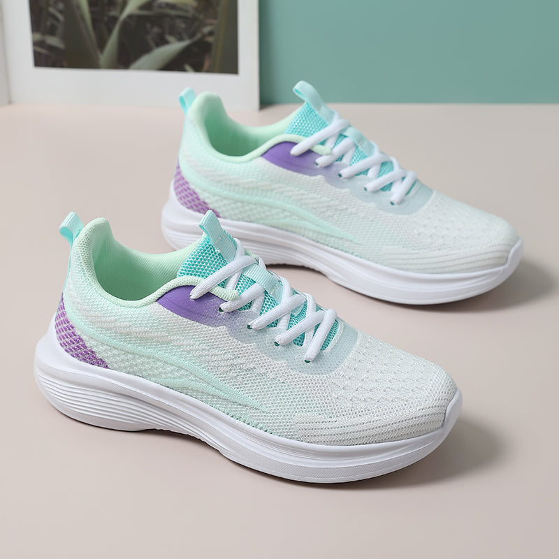 Men’s Lightweight Knit Sneakers – Breathable Cushioned Running & Walking Shoes