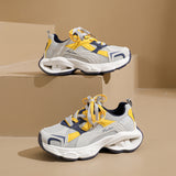 Unisex Lightweight Breathable Running Shoes with Velcro Strap – Cushioned Everyday Athletic Sneakers