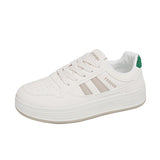 Classic White Chunky Sneakers – Platform Casual Shoes for Everyday Wear
