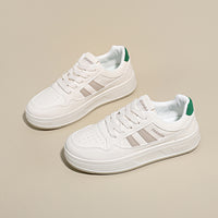 Classic White Chunky Sneakers – Platform Casual Shoes for Everyday Wear