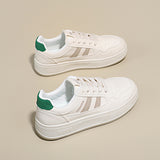 Classic White Chunky Sneakers – Platform Casual Shoes for Everyday Wear