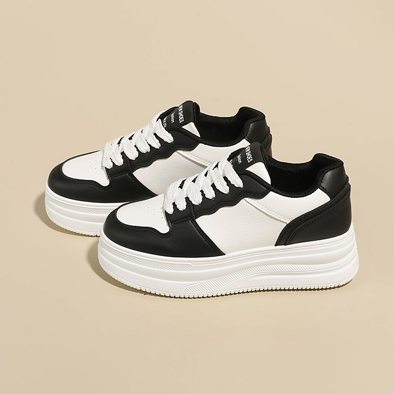 Women’s Platform Sneakers – Lightweight Casual Walking Shoes with Cushioned Sole for Daily Wear