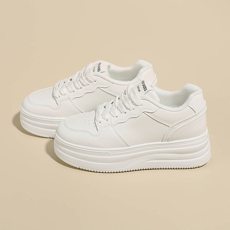 Women’s Platform Sneakers – Lightweight Casual Walking Shoes with Cushioned Sole for Daily Wear
