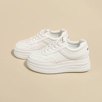 Women’s Platform Sneakers – Lightweight Casual Walking Shoes with Thick Sole, Fashion Daily Trainers
