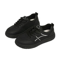 Minimalist Stitch Detail Low-Top Sneakers Casual Comfortable Daily Walking Shoes