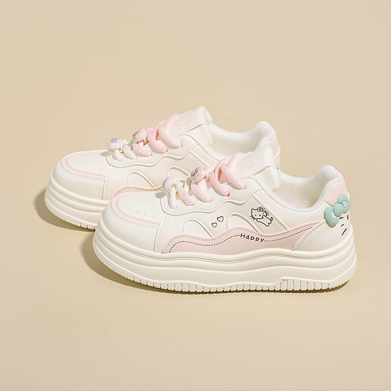 Women’s Cute Platform Sneakers – Casual Lightweight Shoes for Everyday Wear