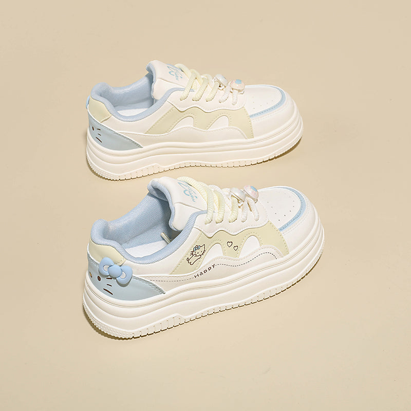Women’s Cute Platform Sneakers – Casual Lightweight Shoes for Everyday Wear