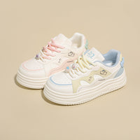 Women’s Chunky Platform Sneakers – Lightweight Casual Walking Shoes with Cushioned Sole