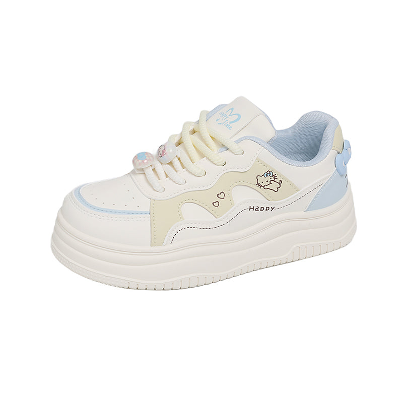 Women’s Chunky Platform Sneakers – Lightweight Casual Walking Shoes with Cushioned Sole