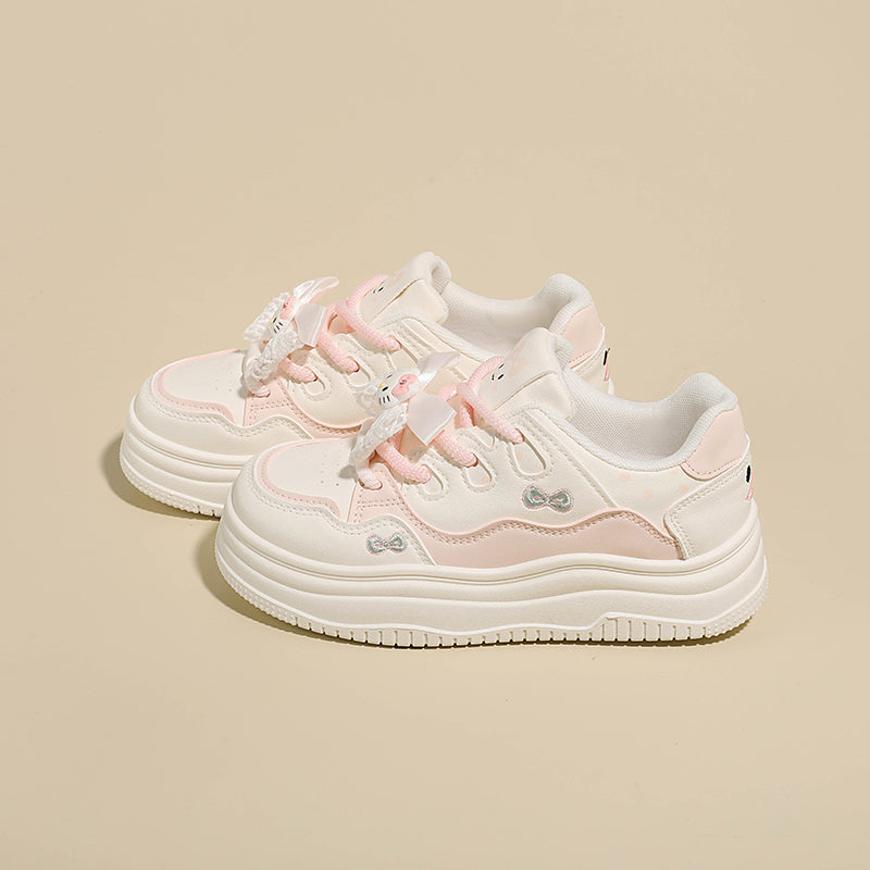 Cute Platform Sneakers for Girls – Sweet Style & Everyday Comfort.Sweet, comfy, and perfect for everyday wear