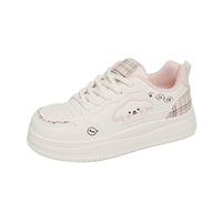 Women’s Cute Platform Sneakers – Sweet Style Casual Shoes for Daily Wear   Cute details. Soft colors.  Comfort you’ll love every day.