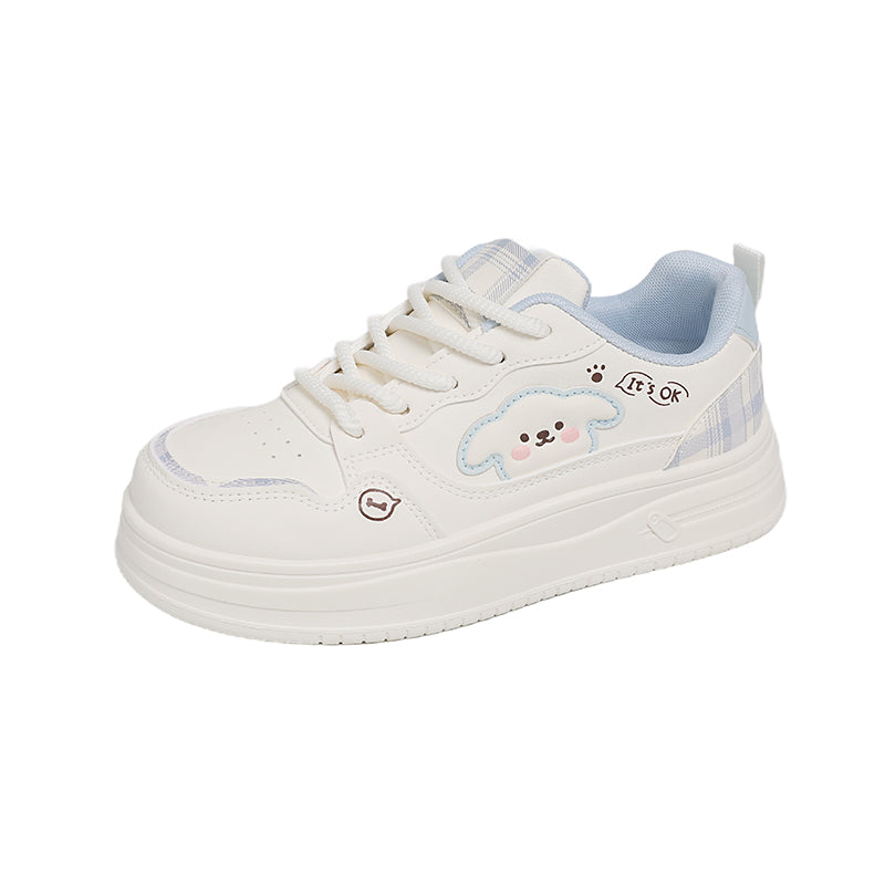 Women’s Cute Platform Sneakers – Sweet Style Casual Shoes for Daily Wear   Cute details. Soft colors.  Comfort you’ll love every day.
