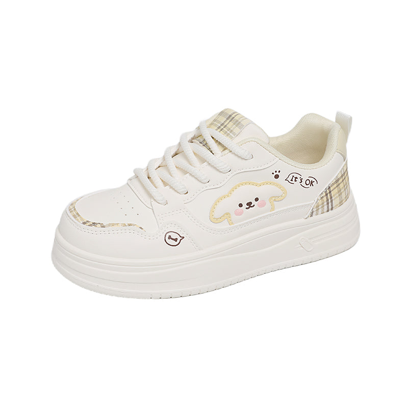 Women’s Cute Platform Sneakers – Sweet Style Casual Shoes for Daily Wear   Cute details. Soft colors.  Comfort you’ll love every day.