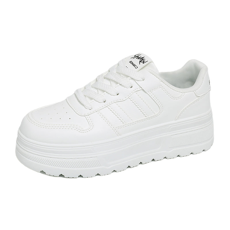 Women’s Platform Sneakers – Classic Thick Sole Casual Shoes  Clean style. Daily comfort.A simple sneaker designed for everyday wear.