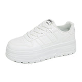 Women’s Platform Sneakers – Classic Thick Sole Casual Shoes  Clean style. Daily comfort.A simple sneaker designed for everyday wear.