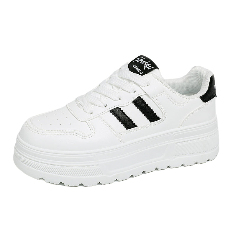 Women’s Platform Sneakers – Classic Thick Sole Casual Shoes  Clean style. Daily comfort.A simple sneaker designed for everyday wear.