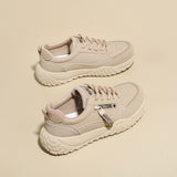 Women’s Lightweight Platform Sneakers – Breathable Casual Walking Shoes with Cushioned Sole