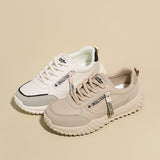 Women’s Lightweight Platform Sneakers – Breathable Casual Walking Shoes with Cushioned Sole