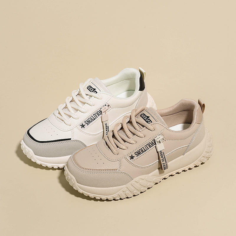Women’s Lightweight Platform Sneakers – Breathable Casual Walking Shoes with Cushioned Sole