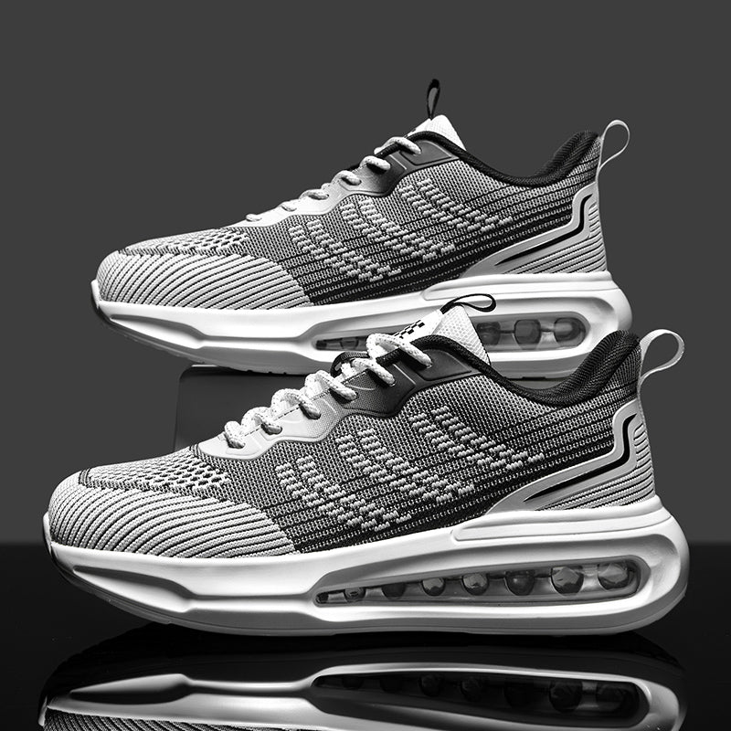 Men’s & Women’s Air Cushion Running Shoes – Breathable Knit Sneakers with Shock Absorption for Daily Walking & Sports