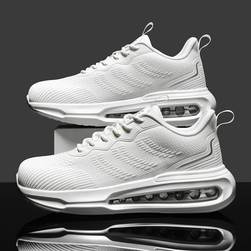 Men’s & Women’s Air Cushion Running Shoes – Breathable Knit Sneakers with Shock Absorption for Daily Walking & Sports