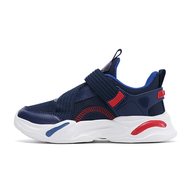 Kids Sport Sneakers with Cross Velcro Strap – Breathable & Lightweight for Everyday Play