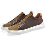 Men’s Slip-On Casual Sneakers – Business Casual Comfort Shoes.Smart look. Easy wear. All-day comfort.