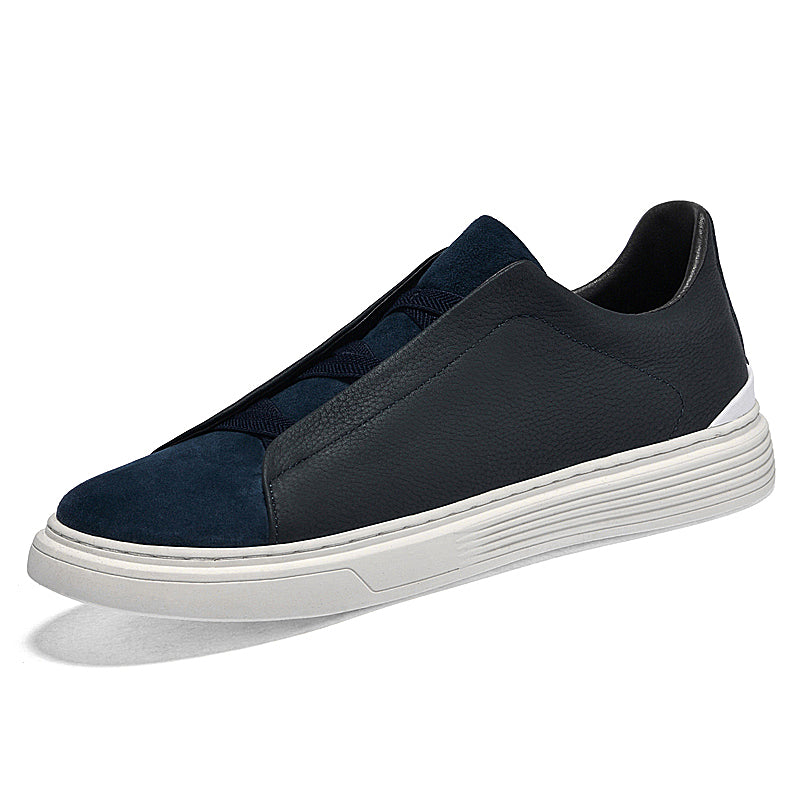 Men’s Slip-On Casual Sneakers – Business Casual Comfort Shoes.Smart look. Easy wear. All-day comfort.